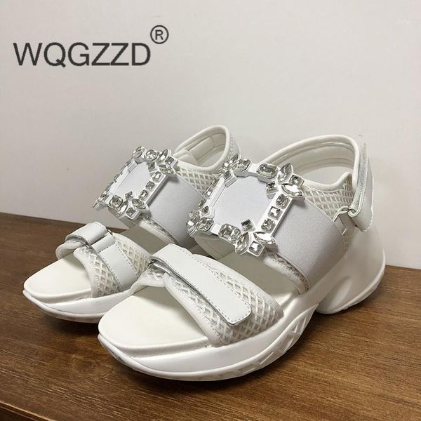 crystal sandals women 2020 summer platform sandals casual beach wedge ladies1, Black
crystal sandals women 2020 summer platform sandals casual beach wedge ladies1, Black
