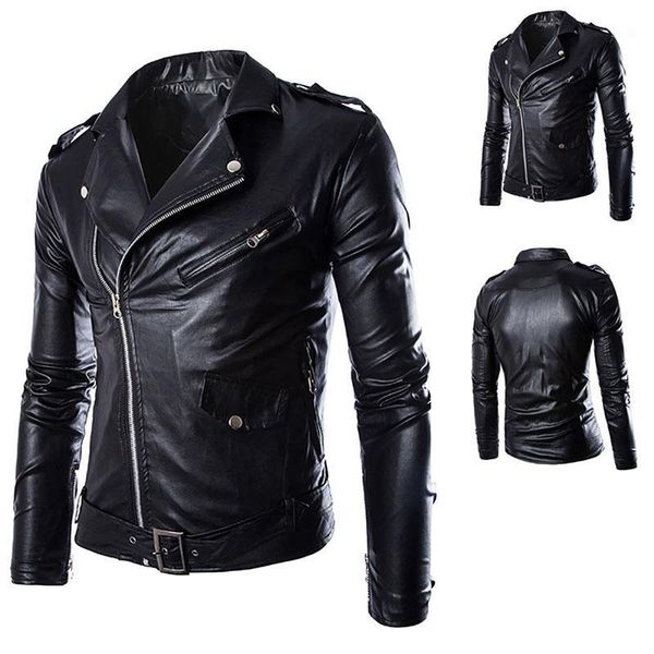 new fashion brand long sleeve men classic design multi-zippers biker jackets bomber leather jackets punk coats1, Black
new fashion brand long sleeve men classic design multi-zippers biker jackets bomber leather jackets punk coats1, Black