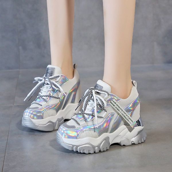 2021 the new fashion thick laser wedges breathable sneakers crochet platform red woman shoes silver zapatillas mujer ljmn, Black
2021 the new fashion thick laser wedges breathable sneakers crochet platform red woman shoes silver zapatillas mujer ljmn, Black