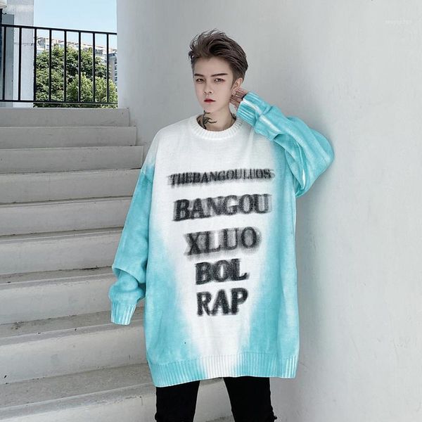 2020 autumn winter tie-dye blue oversized sweater hip hop korean fashion knitwear mens casual pullover jersey hombre1, White;black
2020 autumn winter tie-dye blue oversized sweater hip hop korean fashion knitwear mens casual pullover jersey hombre1, White;black