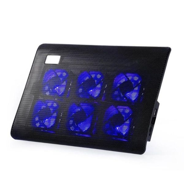 lapcooling pads notebook cooler metal net engineering plastic usb powered mute 2 fans/4 fans/6 fans base for 1 set
lapcooling pads notebook cooler metal net engineering plastic usb powered mute 2 fans/4 fans/6 fans base for 1 set