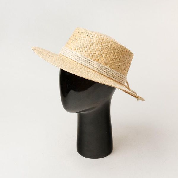 wide brim hats vriginer handmade straw hat for women tether decoration raffia outdoor travel beach cap sun protection spring summer, Blue;gray
wide brim hats vriginer handmade straw hat for women tether decoration raffia outdoor travel beach cap sun protection spring summer, Blue;gray