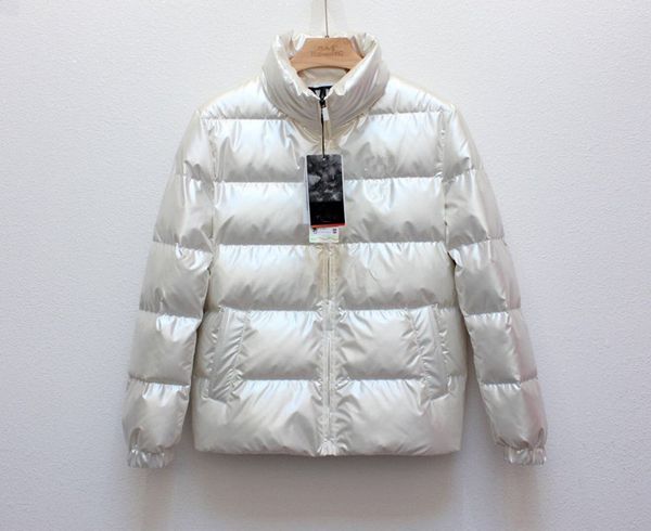 popular logo down jacket for both men and women short stand collar trend cool bright face super thick warm bread winter coat, Black
popular logo down jacket for both men and women short stand collar trend cool bright face super thick warm bread winter coat, Black
