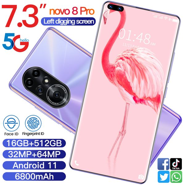novo8pro unlocked original android phones smartphone 7.3inch cellphone 2022 newnest dual sim camera 4g cell mobile smart phone face unlock
novo8pro unlocked original android phones smartphone 7.3inch cellphone 2022 newnest dual sim camera 4g cell mobile smart phone face unlock