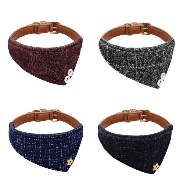 bandana collar for small medium dogs chihuahua adjustable leather puppy cat collar plaid scarf neckerchief dog accesso wmtxst
bandana collar for small medium dogs chihuahua adjustable leather puppy cat collar plaid scarf neckerchief dog accesso wmtxst