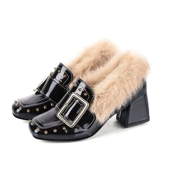 2020 winter shoes women high heels fur shoes warm plush fashion ladies pumps woman party woman square heel 7cm a2910 #ok2g, Black
2020 winter shoes women high heels fur shoes warm plush fashion ladies pumps woman party woman square heel 7cm a2910 #ok2g, Black