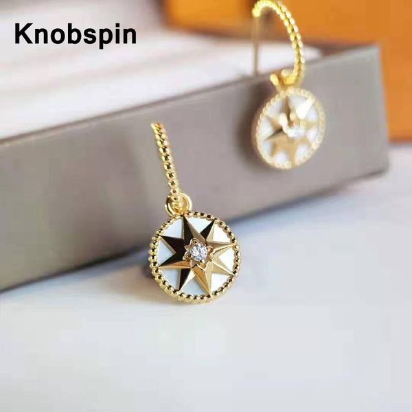 hoop & huggie knobspin 100% 925 sterling silver fashion simple constellation compass high carbon diamond for women earrings party fine jewel, Golden;silver
hoop & huggie knobspin 100% 925 sterling silver fashion simple constellation compass high carbon diamond for women earrings party fine jewel, Golden;silver