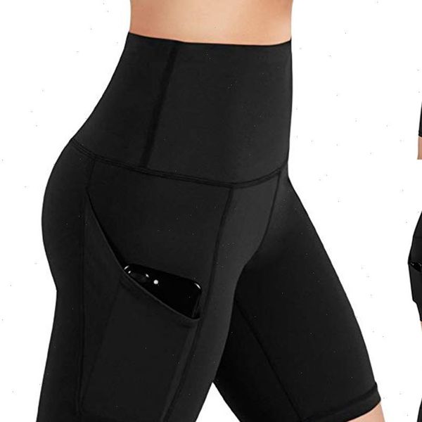 new fashion women cycling shorts black high waist skinny stretchy shorts summer gym sports home body exercise shorts, White;black