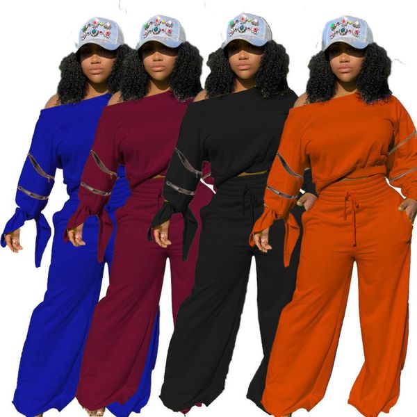 women's tracksuits zipper cut out one shoulder long sleeve loose pullover & full length wide leg trouser 2021 casual fashion solid two, Gray
women's tracksuits zipper cut out one shoulder long sleeve loose pullover & full length wide leg trouser 2021 casual fashion solid two, Gray