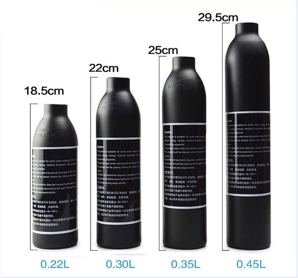 4500psi paintball cylinder aluminum co2 air tank (empty) safety explosion-proof high pressure soda bottle filling tank cylinder
4500psi paintball cylinder aluminum co2 air tank (empty) safety explosion-proof high pressure soda bottle filling tank cylinder