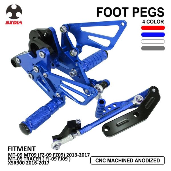 pedals cnc adjustable foot pegs rear set footpegs footrests for mt-09 mt09 fz-09 fz09 13-17 xsr900 16-17 tracer fj-09 fj09
pedals cnc adjustable foot pegs rear set footpegs footrests for mt-09 mt09 fz-09 fz09 13-17 xsr900 16-17 tracer fj-09 fj09