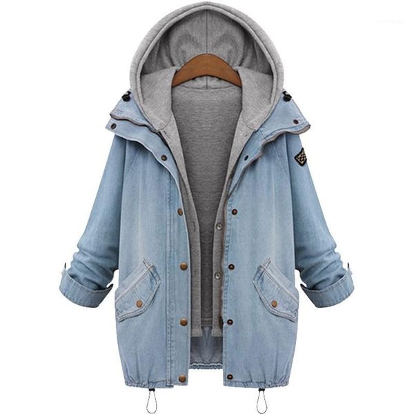 2018 autumn hooded drawstring boyfriend trends jean two piece coat button long sleeve single breasted denim jacket1, Black;brown
2018 autumn hooded drawstring boyfriend trends jean two piece coat button long sleeve single breasted denim jacket1, Black;brown