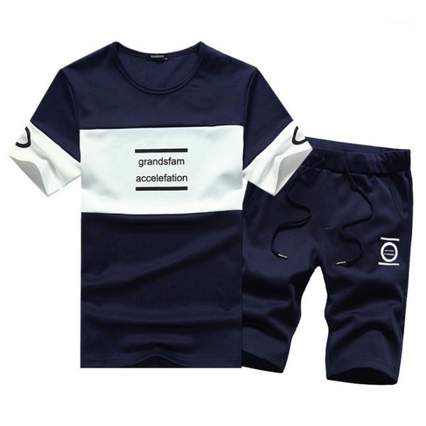 4xl men summer clothing set teens fashion casual male t- shirt+shorts clothes sets o-neck tracksuits color navy / gray / black1
4xl men summer clothing set teens fashion casual male t- shirt+shorts clothes sets o-neck tracksuits color navy / gray / black1