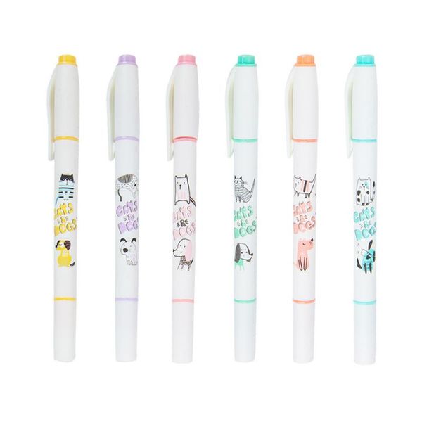 6pcs creative double head with fragrance highlighter hand account marker pen child gift resaltador office school supplies h wmtiyb, Black;red
6pcs creative double head with fragrance highlighter hand account marker pen child gift resaltador office school supplies h wmtiyb, Black;red