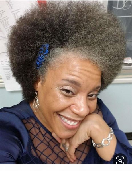 salted grey kinky curly drawstring ponytail human hair short high afro kinky gray human hair ponytail puff afro bun extension 100g 120g, Black
salted grey kinky curly drawstring ponytail human hair short high afro kinky gray human hair ponytail puff afro bun extension 100g 120g, Black