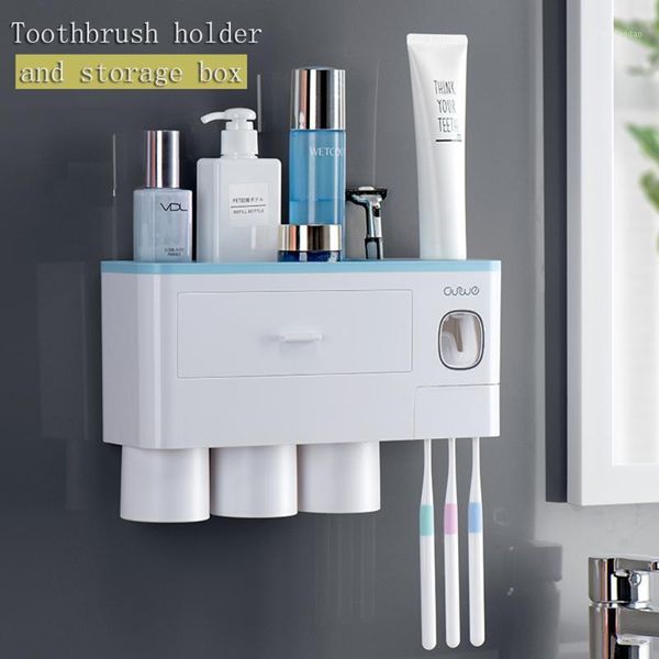 bath accessory set toothbrush holder automatic toothpaste dispenser with cup wall mount toiletries storage rack bathroom accessories set1
bath accessory set toothbrush holder automatic toothpaste dispenser with cup wall mount toiletries storage rack bathroom accessories set1