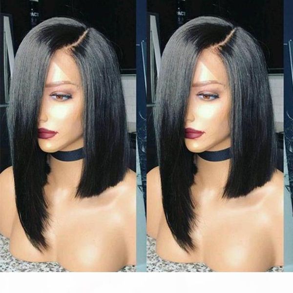 360 lace frontal wigs asymmetrical bob human hair full lace wigs with baby hair deep part short bob brazilian virgin hair, Black;brown
360 lace frontal wigs asymmetrical bob human hair full lace wigs with baby hair deep part short bob brazilian virgin hair, Black;brown