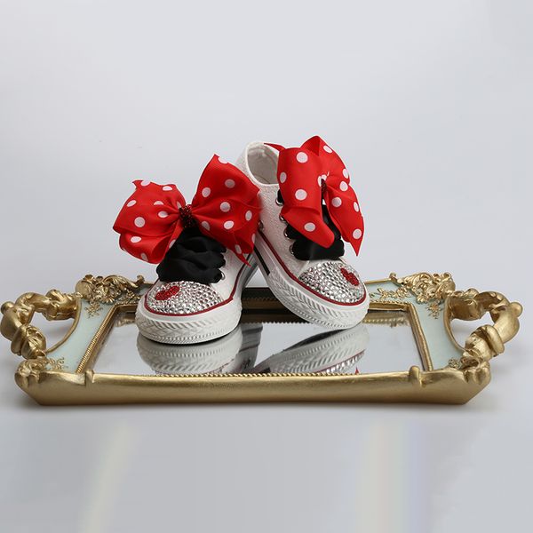 hand bow custom dollbling toe with lace diamonds low canvas casual flat shoe children's sports shoes, Black;red
hand bow custom dollbling toe with lace diamonds low canvas casual flat shoe children's sports shoes, Black;red