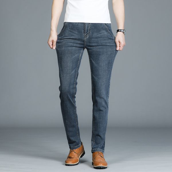 classic man black grey straight pants fashion casual trousers high stretch jean men's jeansy slim denim male quality jeans, Blue
classic man black grey straight pants fashion casual trousers high stretch jean men's jeansy slim denim male quality jeans, Blue