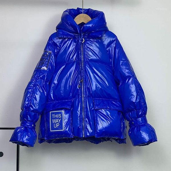 2020 new fashion down coat thick winter glossy women hooded parka quality white duck down jacket female loose outerwear warm d251, Black
2020 new fashion down coat thick winter glossy women hooded parka quality white duck down jacket female loose outerwear warm d251, Black