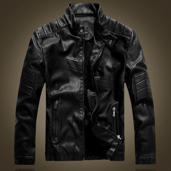 2021 new jaqueta pu couro da motocicleta homens gola ajuste clssico do motociclista jaquetas de moto estilo retro roupas etde, Black
2021 new jaqueta pu couro da motocicleta homens gola ajuste clssico do motociclista jaquetas de moto estilo retro roupas etde, Black