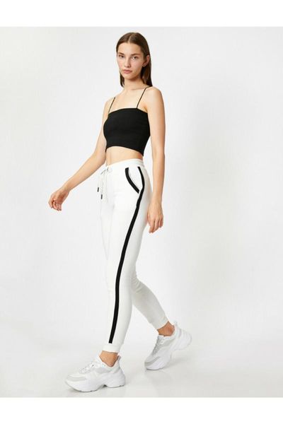 koton pockets seritli track suit six, Black;blue
