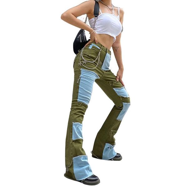 lively streetwear tassel patchwork jeans high waist slim women casual fashion straight trousers 90s vintage denim pants capri, Blue
lively streetwear tassel patchwork jeans high waist slim women casual fashion straight trousers 90s vintage denim pants capri, Blue