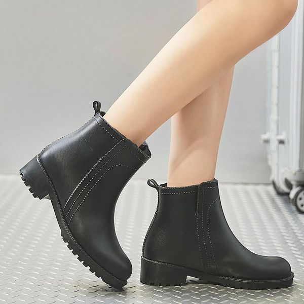 boots low-heeled pvc classic non-slip waterproof wild casual comfortable fashion trend daily female rain three colors g01-17, Black
boots low-heeled pvc classic non-slip waterproof wild casual comfortable fashion trend daily female rain three colors g01-17, Black
