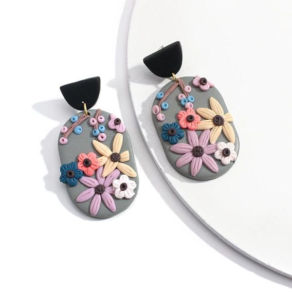 dangle & chandelier aensoa 2021 design colorful 3d handmade flowers long drop earrings for women sweet polymer clay personality party jewelr, Silver
dangle & chandelier aensoa 2021 design colorful 3d handmade flowers long drop earrings for women sweet polymer clay personality party jewelr, Silver