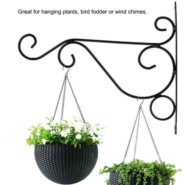 iron plant hanger wall hanging bracket flower hook for home garden decoration 25*21cm(black/white)1
iron plant hanger wall hanging bracket flower hook for home garden decoration 25*21cm(black/white)1