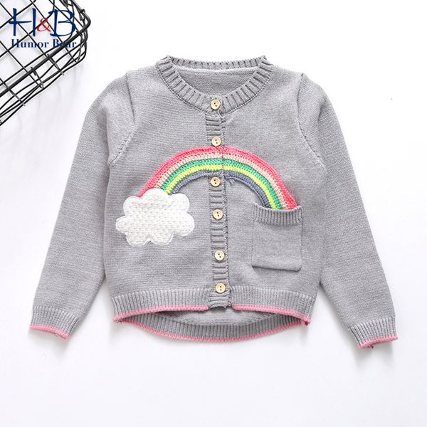 humor bear girls' sweaters new children's clothing baby rainbow single-breasted spring and autumn cotton baby jacket 201125, Blue;gray
humor bear girls' sweaters new children's clothing baby rainbow single-breasted spring and autumn cotton baby jacket 201125, Blue;gray