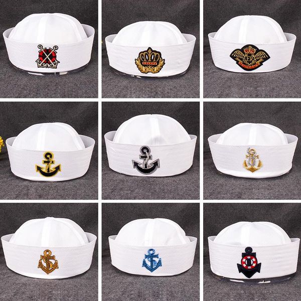 hats women men sailors captain navi hat navy marine cap kids party cosplay festival hats for children marinero, Blue;gray
hats women men sailors captain navi hat navy marine cap kids party cosplay festival hats for children marinero, Blue;gray