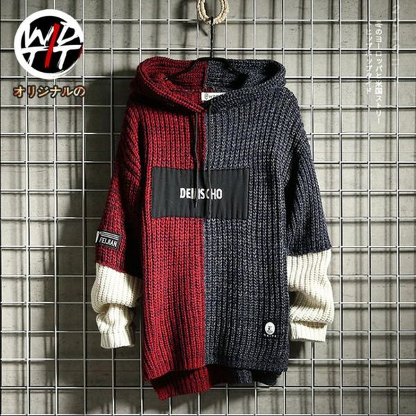 men's sweaters knitted hip hop sweater jumpers streetwear harajuku 2021 mens fashion casual pullover coats, White;black
men's sweaters knitted hip hop sweater jumpers streetwear harajuku 2021 mens fashion casual pullover coats, White;black