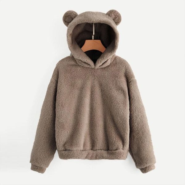 35 hoodies women long sleeve fleece sweatshirt warm bear shape fuzzy hoodie pullover clothes oversized hoodie sudadera, Black
35 hoodies women long sleeve fleece sweatshirt warm bear shape fuzzy hoodie pullover clothes oversized hoodie sudadera, Black