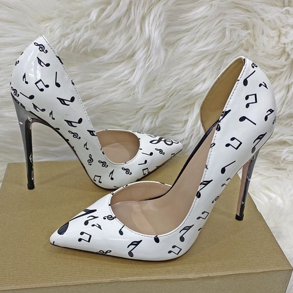 music notation pointed toe stiletto shoes 12cm 10cm 8cm printed high thin heels party dating black white patent leather women pumps wed
music notation pointed toe stiletto shoes 12cm 10cm 8cm printed high thin heels party dating black white patent leather women pumps wed