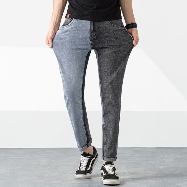 twcbf весна новой корейской версии spaz9 подходят лоскутное узкие штаны и jeansjeans брюки мужские гетры эластичные джинсы мужская мода тонк, Blue
twcbf весна новой корейской версии spaz9 подходят лоскутное узкие штаны и jeansjeans брюки мужские гетры эластичные джинсы мужская мода тонк, Blue