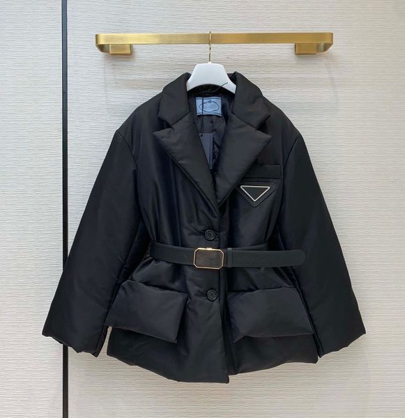 women parkas women coat with hardware inverted triangle women winter designer thick coat suits&blazers style come with belt size 36 38 40, Black
women parkas women coat with hardware inverted triangle women winter designer thick coat suits&blazers style come with belt size 36 38 40, Black