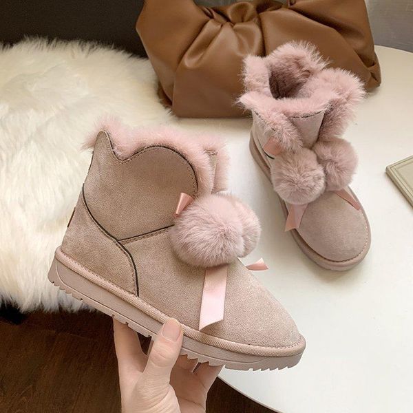 dropshipping new fashion fur ball snow boots women comfortable flat platform ankle boots winter super warm plush shoes woman, Black
dropshipping new fashion fur ball snow boots women comfortable flat platform ankle boots winter super warm plush shoes woman, Black