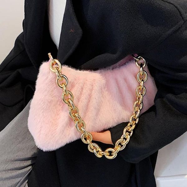 shoulder bags golden chain armpit bag 2021 fashion quality soft plush women's designer handbag pleated portable travel
shoulder bags golden chain armpit bag 2021 fashion quality soft plush women's designer handbag pleated portable travel