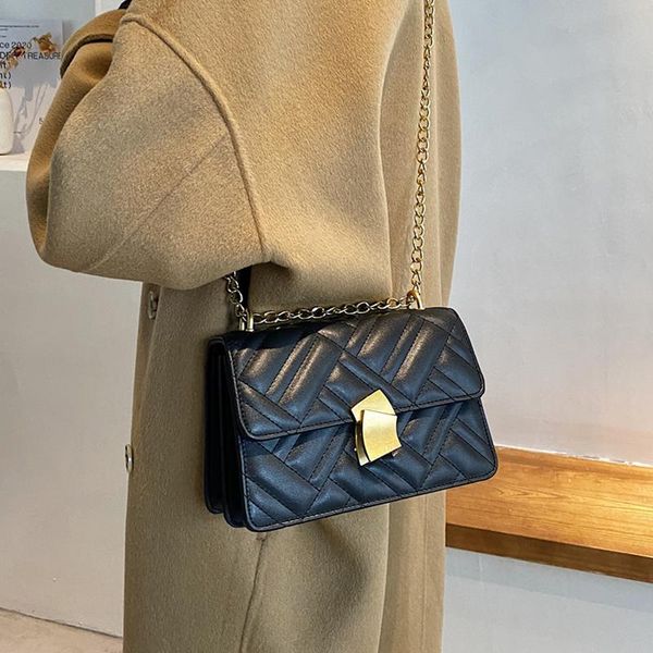 cross body black small flap quilted crossbody bag luxury women designer leather messenger bags lock handbag female wild chain shoulder
cross body black small flap quilted crossbody bag luxury women designer leather messenger bags lock handbag female wild chain shoulder