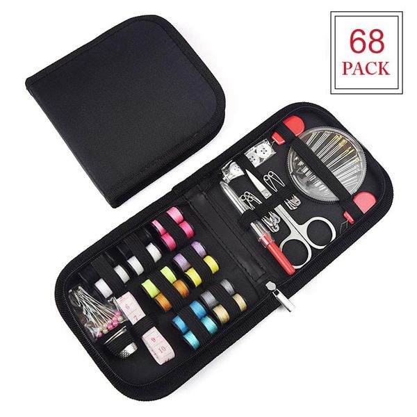 portable sewing kits 68pcs multi-function sewing box set for hand quilting needle thread stitching embroidery accessories, Black
portable sewing kits 68pcs multi-function sewing box set for hand quilting needle thread stitching embroidery accessories, Black