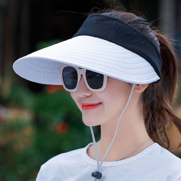 portable adjustable outdoor casual visors women sun hat easy to carry camping foldable beach sunscreen lightweight summer, Blue;gray
portable adjustable outdoor casual visors women sun hat easy to carry camping foldable beach sunscreen lightweight summer, Blue;gray