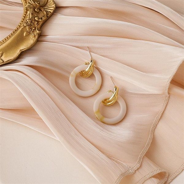 dangle & chandelier korean version of the personality ins retro milk color pattern earrings elegant hong kong style circle jewelry, Silver
dangle & chandelier korean version of the personality ins retro milk color pattern earrings elegant hong kong style circle jewelry, Silver
