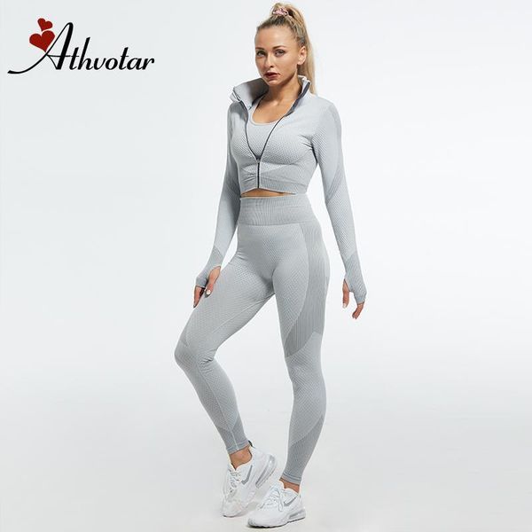yoga outfits athvotar 2/3pcs women gym set seamless sports suits fitness clothing long sleeve crop shirts high waist running, White;red
yoga outfits athvotar 2/3pcs women gym set seamless sports suits fitness clothing long sleeve crop shirts high waist running, White;red