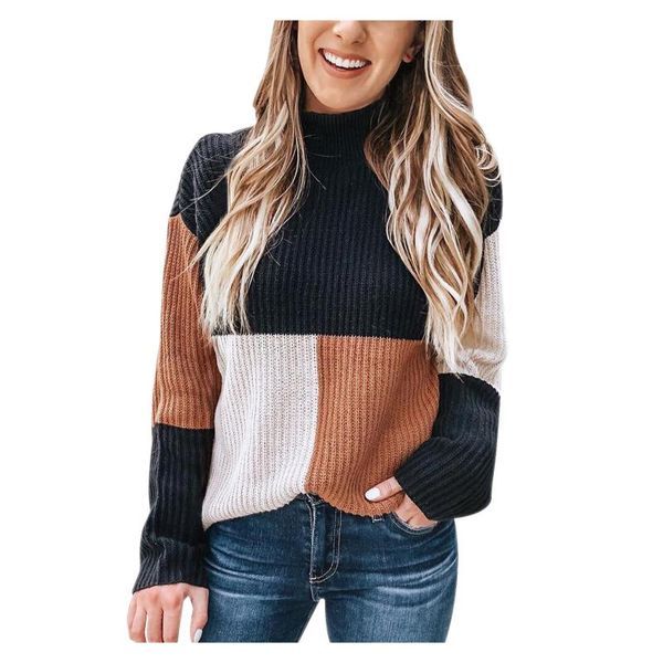 winter fashion ladies casual color printing long-sleeved knitted round neck sweater casual warm coat top, White;black
winter fashion ladies casual color printing long-sleeved knitted round neck sweater casual warm coat top, White;black