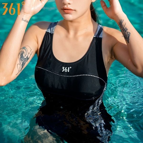 361 women athletic swimsuit black one-piece bathing pool chlorine resistant swimwear girls racing swimming suit competition y200824, White;black
361 women athletic swimsuit black one-piece bathing pool chlorine resistant swimwear girls racing swimming suit competition y200824, White;black