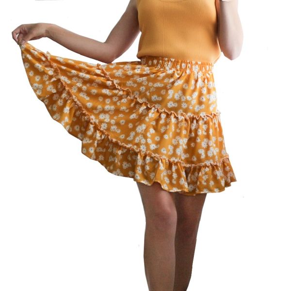 ladies summer skirts womens casual elastic high waist frills elegant printed beach a short skirt women mini skirt female 1014, Black
ladies summer skirts womens casual elastic high waist frills elegant printed beach a short skirt women mini skirt female 1014, Black