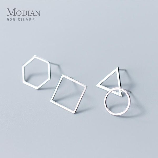 modian exquisite minimalism trendy square triangle stud earrings for women luxury charm 925 sterling silver round jewelry, Golden;silver
modian exquisite minimalism trendy square triangle stud earrings for women luxury charm 925 sterling silver round jewelry, Golden;silver