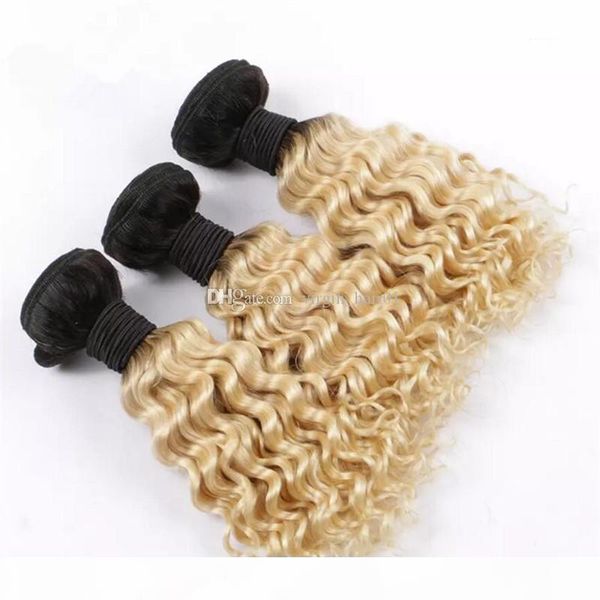 unprocessed virgin hair 3 bundles with closure deep wave malaysian human hair weft ombre hair extension 1b 613 blonde lace closure with weft, Black;brown
unprocessed virgin hair 3 bundles with closure deep wave malaysian human hair weft ombre hair extension 1b 613 blonde lace closure with weft, Black;brown