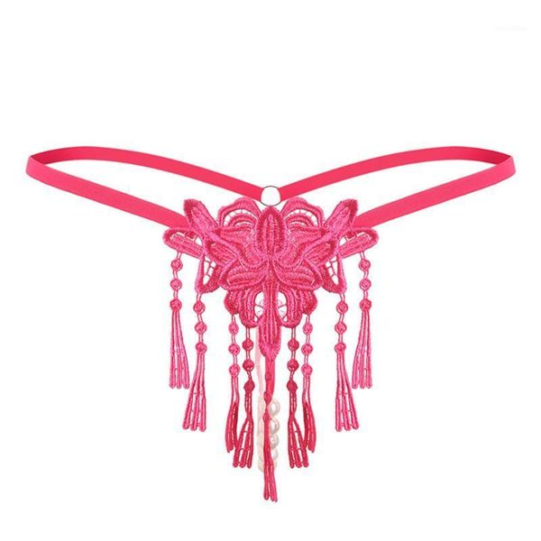 tassel embroidered ladies panties pearl massage low waist thong flirting underpants1, Black;pink
tassel embroidered ladies panties pearl massage low waist thong flirting underpants1, Black;pink